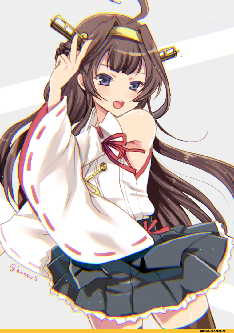 hanao (kuma-tan flash!), Kongou (Kantai Collection), Kantai Collection, Anime