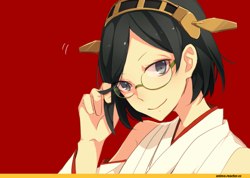 yugake (mrnmrm), Kirishima (Kantai Collection), Kantai Collection, Anime