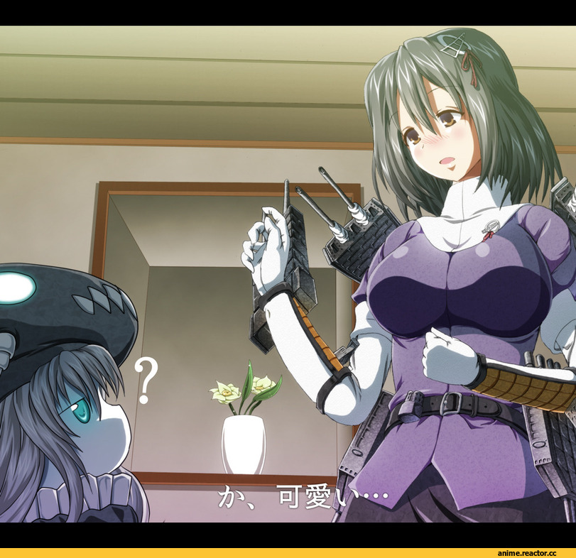 Haguro, Kantai Collection, Wo-Class Aircraft Carrier , Shinkaisei-kan, Anime Art, wrwr, Anime