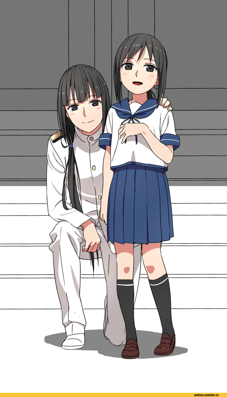Fubuki (Kantai Collection), Kantai Collection, Female Admiral (Kantai Collection), Kinosuke (Sositeimanoga), Anime Art, Anime