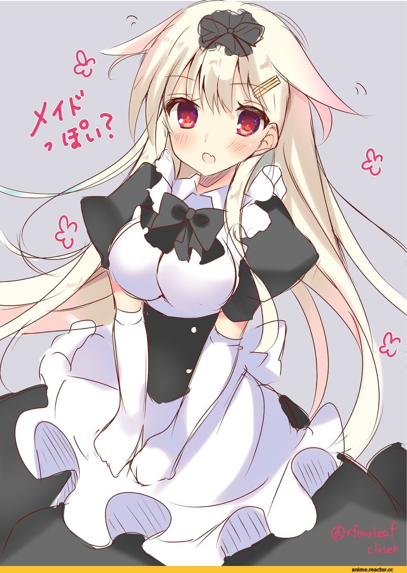 satsuki mayuri, Maid, Yuudachi, Kantai Collection, Anime