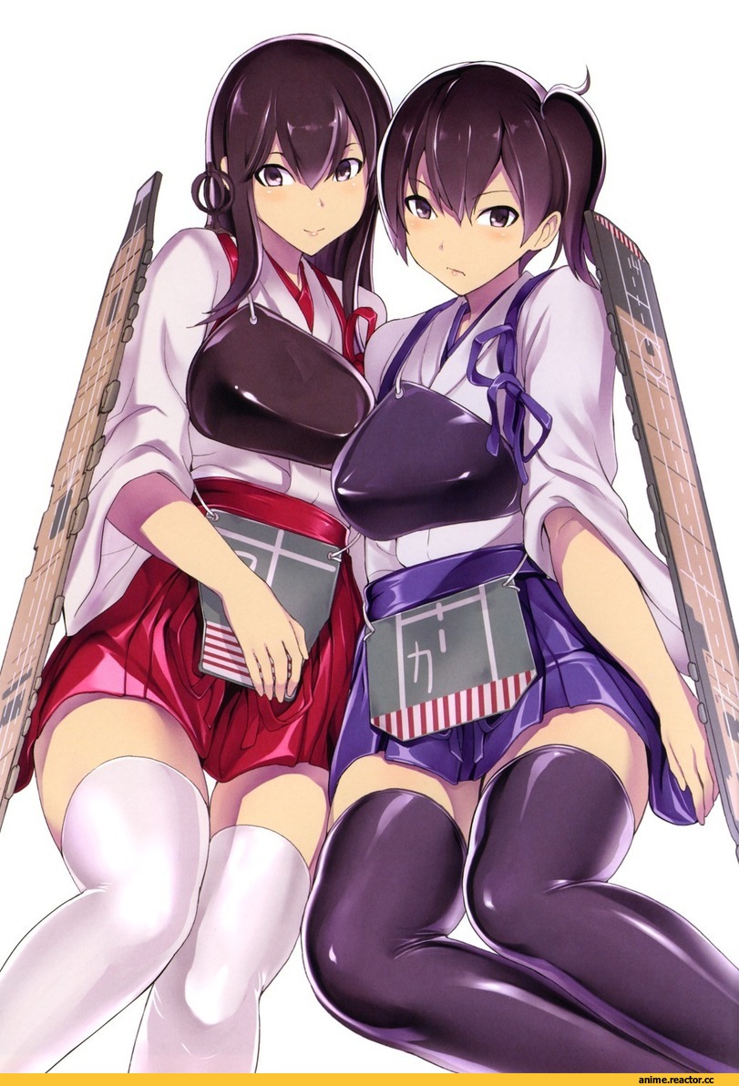 Kaga (Kantai Collection), Kantai Collection, Akagi (Kantai Collection), Anime