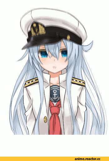 Hibiki (Kantai Collection), Kantai Collection, admiral (cosplay), Anime Гифки, Anime Art, azuuru (azure0608), Anime