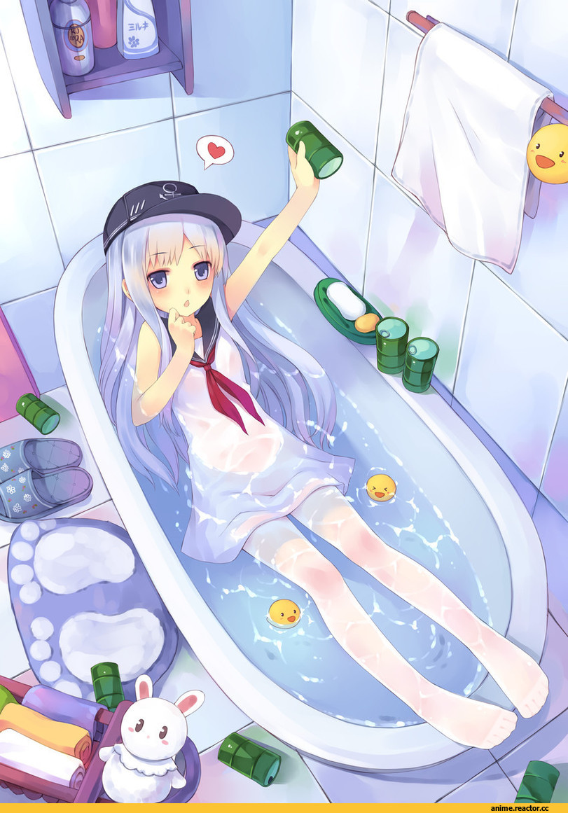 Hibiki (Kantai Collection), Kantai Collection, tsubasa tsubasa, Anime Art, Anime
