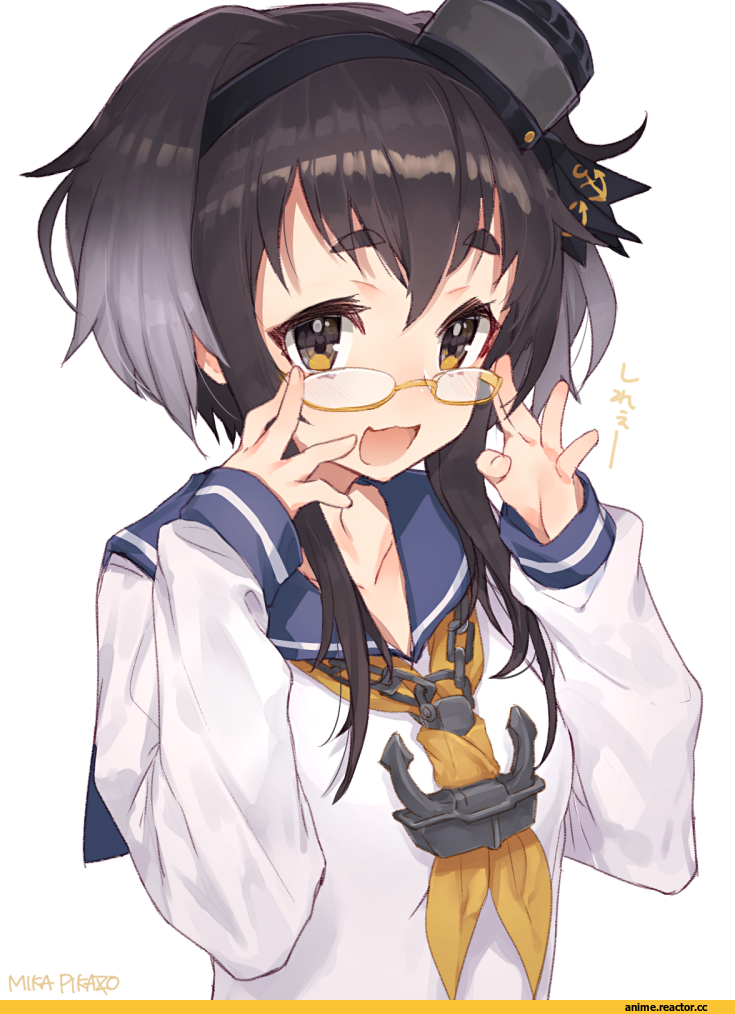 Mika Pika Zo, Tokitsukaze (Kantai Collection), Kantai Collection, Megane, Anime