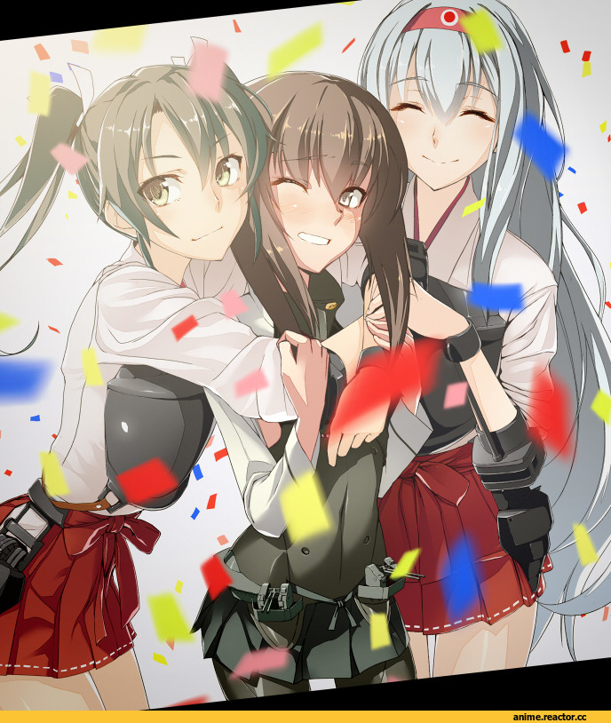 Shoukaku (Kantai Collection), Kantai Collection, Zuikaku (Kantai Collection), taihou (kantai collection), sanhon, Anime