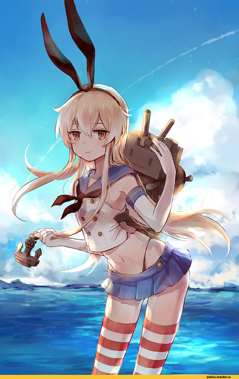 shimakaze (kantai collection), Kantai Collection, vveird, Anime