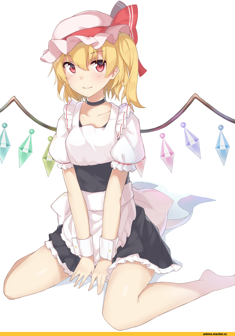 Touhou Project, Flandre Scarlet, emushake, Maid, Anime
