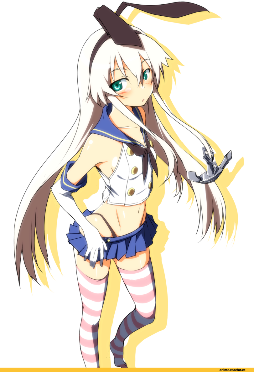 shimakaze (kantai collection), Kantai Collection, nirap(artist), Anime