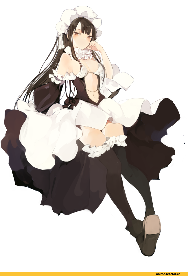 Lp (Hamasa00), Anime Art, AO, Maid, Anime