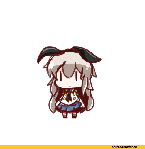 anime gif, Shimakaze, Kantai Collection, nuu (nu-nyu), Anime