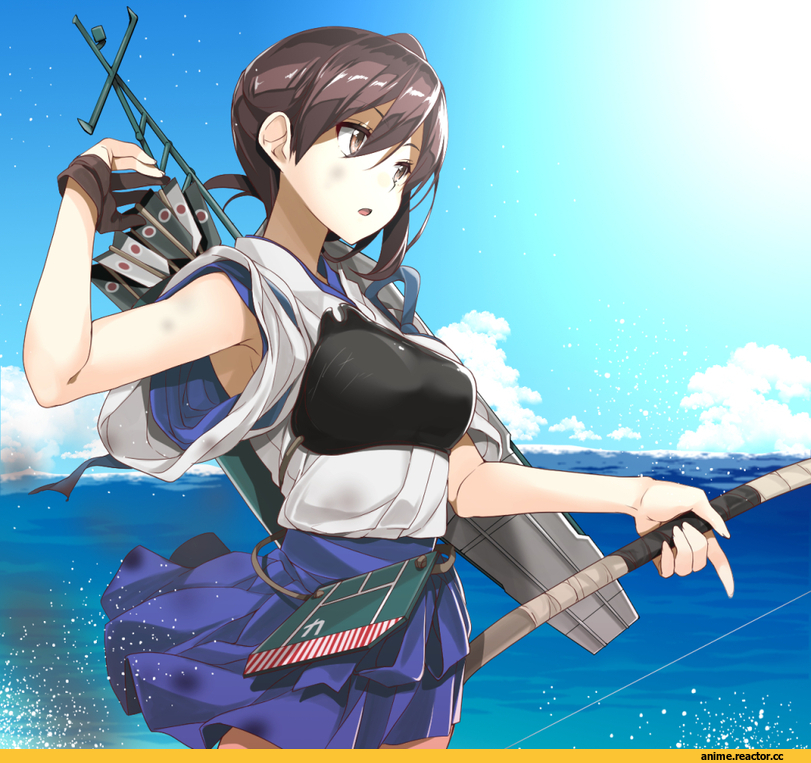 Kaga (Kantai Collection), Kantai Collection, gintarou (kurousagi108), Anime