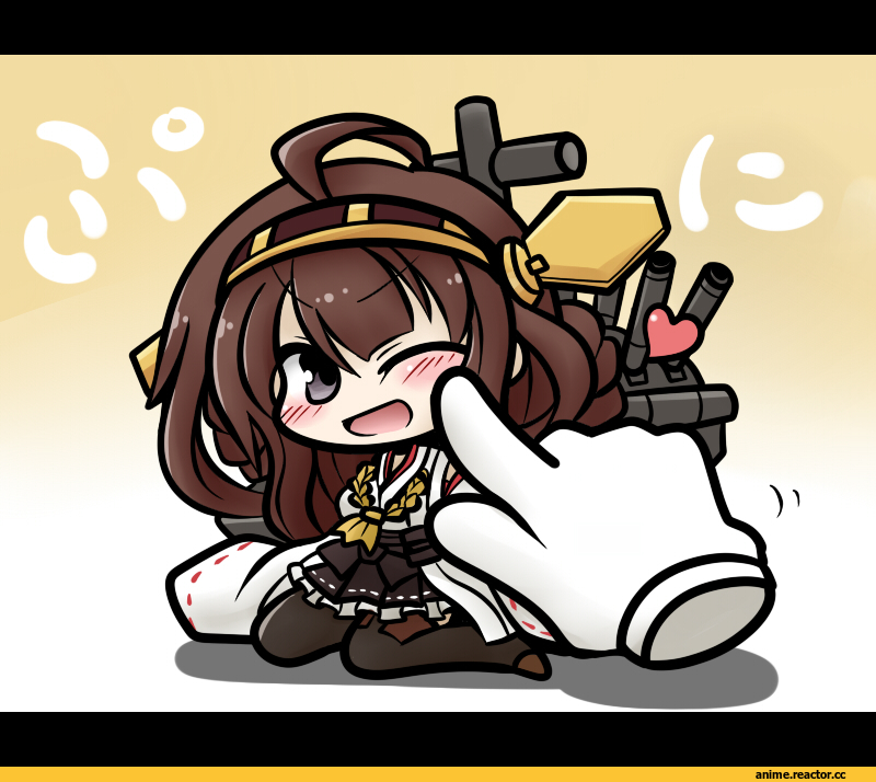 Kongou (Kantai Collection), Kantai Collection, chibi, Anime