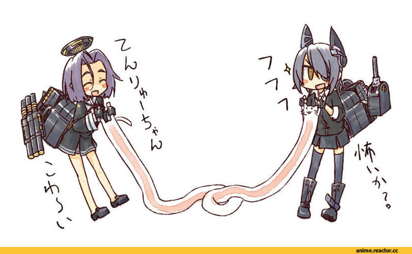 Tenryuu, Kantai Collection, Tatsuta, Anime