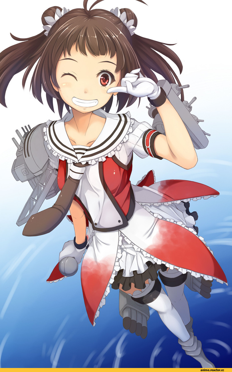 Naka (Kantai Collection), Kantai Collection, Anime Art, cyoppu, Anime