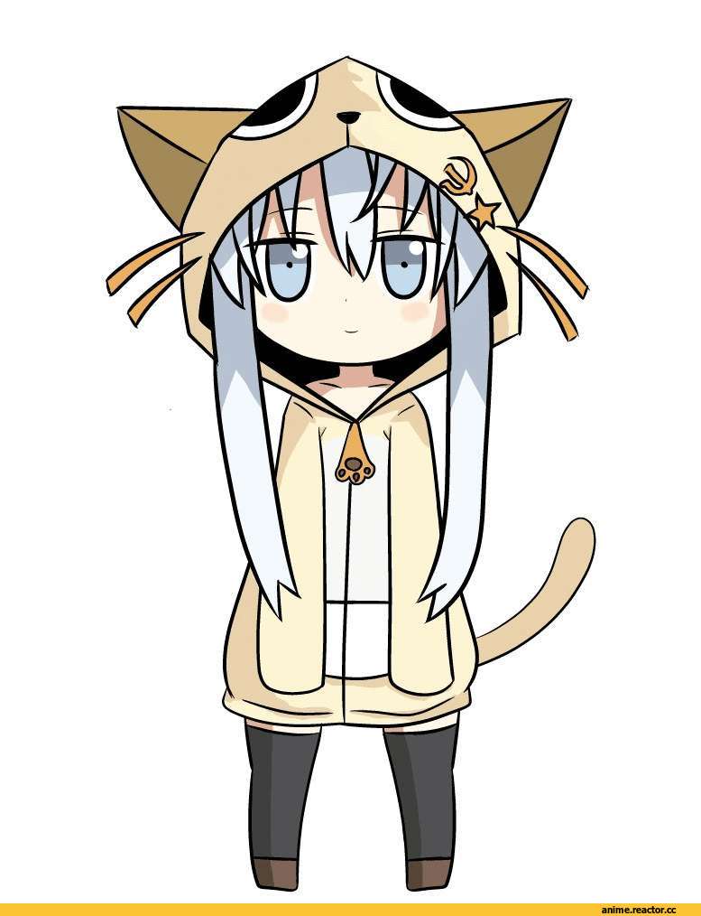 Animal Ears, anime gif, verniy (kantai collection), Kantai Collection, neko, Anime