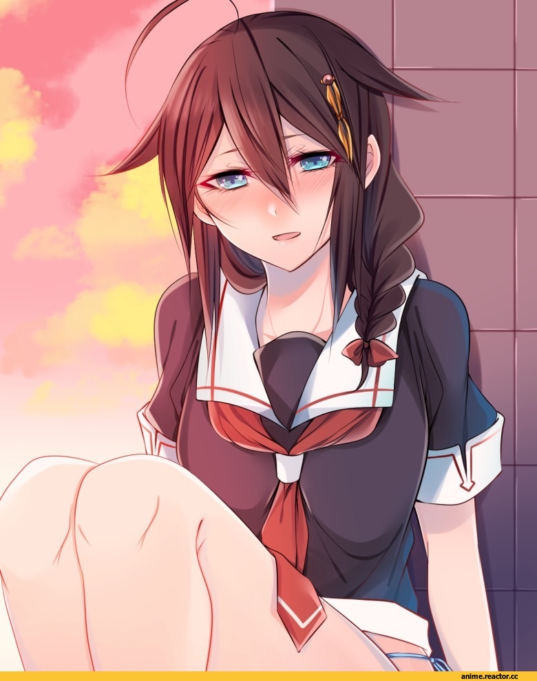 Shigure (Kantai Collection), Kantai Collection, shisei (kyuushoku banchou), Anime