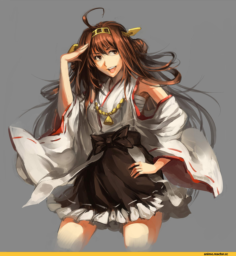 Kongou (Kantai Collection), Kantai Collection, Anime Art, ruukii drift, Anime