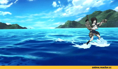 Anime Гифки, Fubuki (Kantai Collection), Kantai Collection, Anime