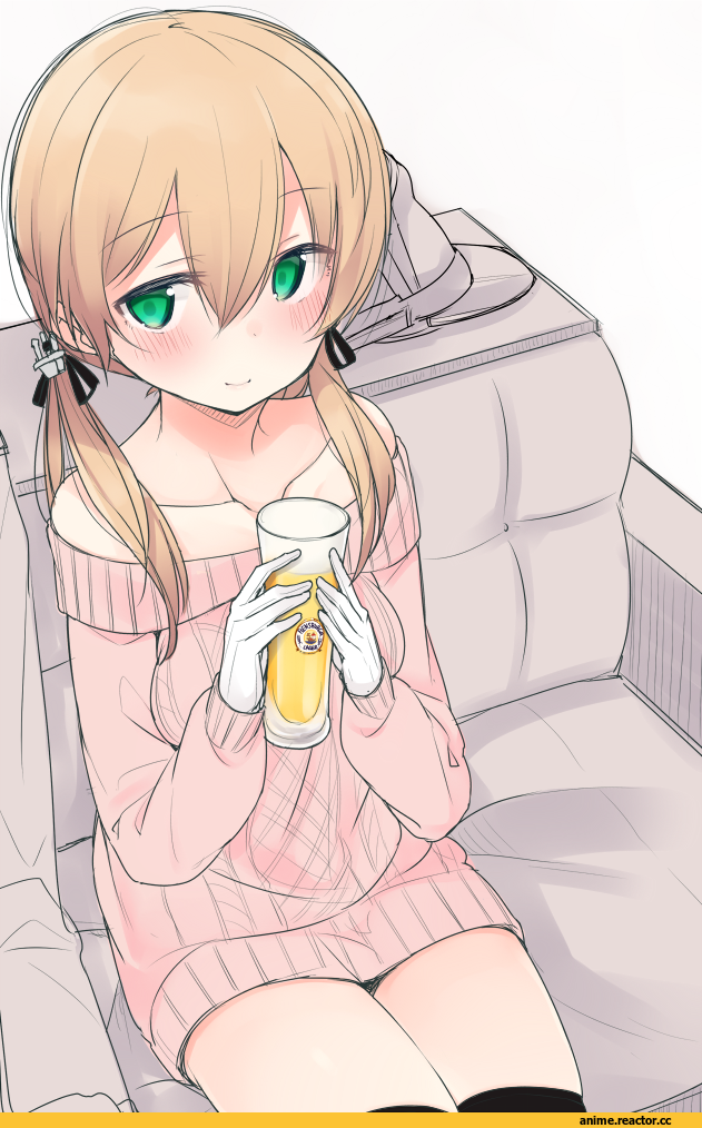 Kantai Collection, Prinz Eugen, nekoume, Anime