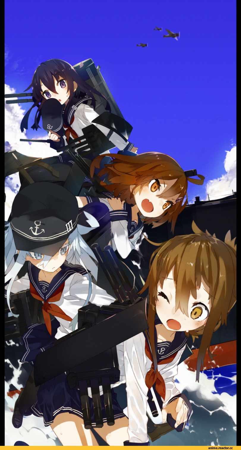 Hibiki (Kantai Collection), Kantai Collection, akatsuki (kantai collection), Inazuma (Kantai Collection), ikazuchi (kantai collection), Anime