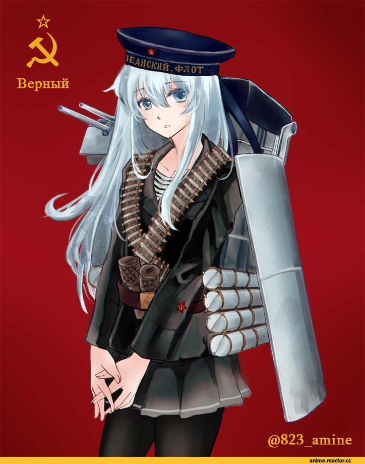Verniy, Kantai Collection, Anime Art, amine, СССР, Anime