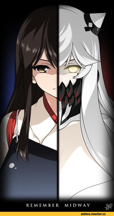 Akagi, Kantai Collection, Midway Hime, Shinkaisei-kan, Anime Art, hyouju issei, Anime