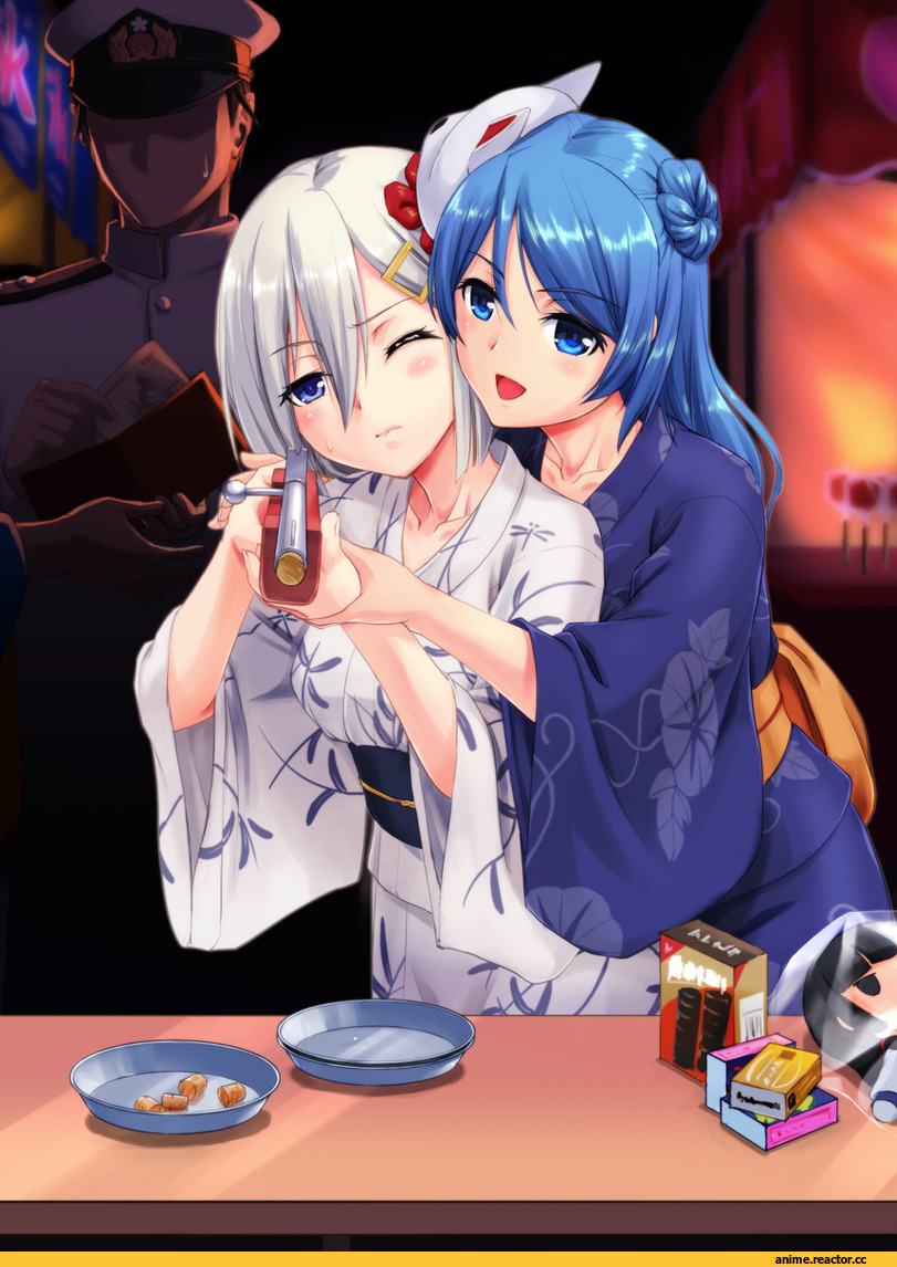 urase shioji, Hamakaze (Kantai Collection), Kantai Collection, Urakaze, Isokaze (Kantai Collection), Admiral (Kantai Collection), Anime