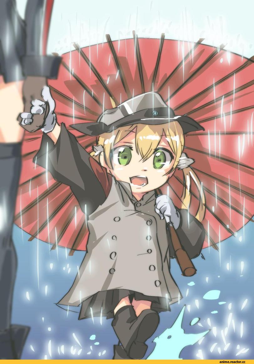 Bismarck (Kantai Collection), Kantai Collection, Prinz Eugen (Kantai Collection), Armadillo-Tokage, Anime Art, Anime