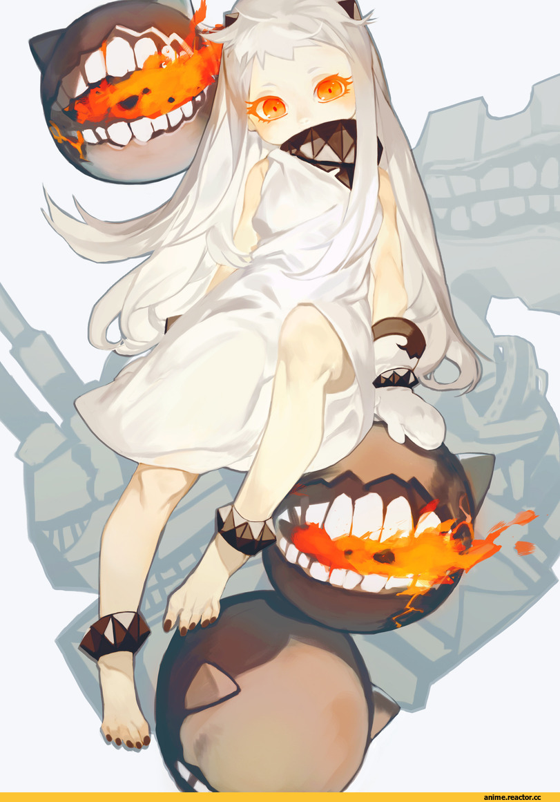 Northern Ocean Hime, Kantai Collection, fe (sakura), Anime