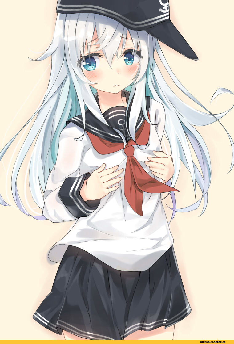 Anime Art, seki (l0410706268), Kantai Collection, Hibiki (Kantai Collection), Anime