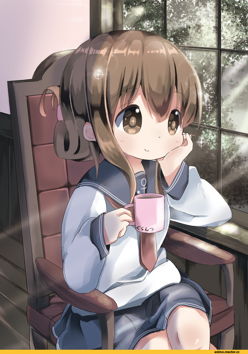 Anime Art, mugichoko (mugi no choko), Kantai Collection, Inazuma (Kantai Collection), Anime