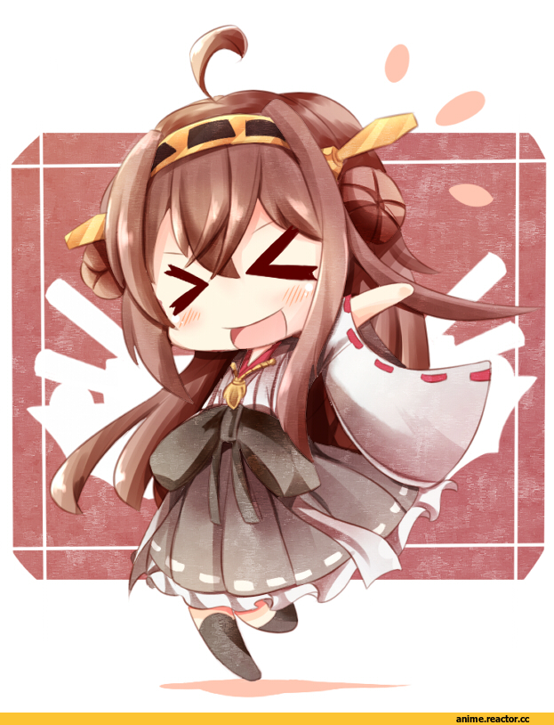 Kongou (Kantai Collection), Kantai Collection, chibi, Anime