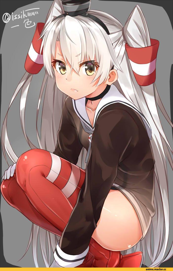 Amatsukaze (Kantai Collection), Kantai Collection, Isshiki (Ffmania7), Anime Art, Anime