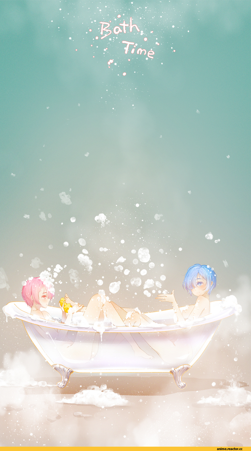 Re Zero Kara Hajimeru Isekai Seikatsu, Rem (re zero), Ram (Re Zero), orry, в комментариях продолжение, Anime