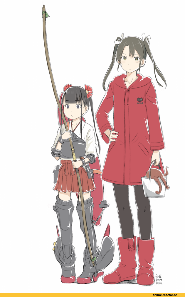 Zuikaku (Aoki Hagane no Arpeggio), Aoki Hagane no Arpeggio, crossover, Zuikaku (Kantai Collection), Kantai Collection, kawashina (momen silicon), Anime