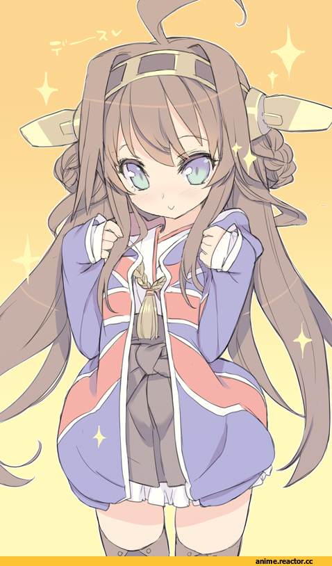Kongou (Kantai Collection), Kantai Collection, crossover, kujou karen, Anime