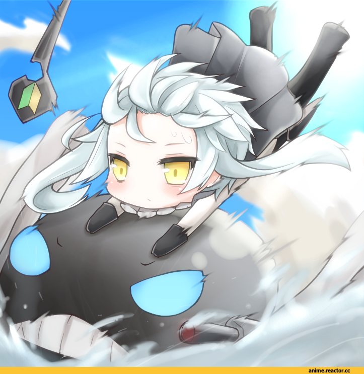 Wo-Class Aircraft Carrier , Kantai Collection, Shinkaisei-kan, chibi, rateratte, Anime Art, Anime