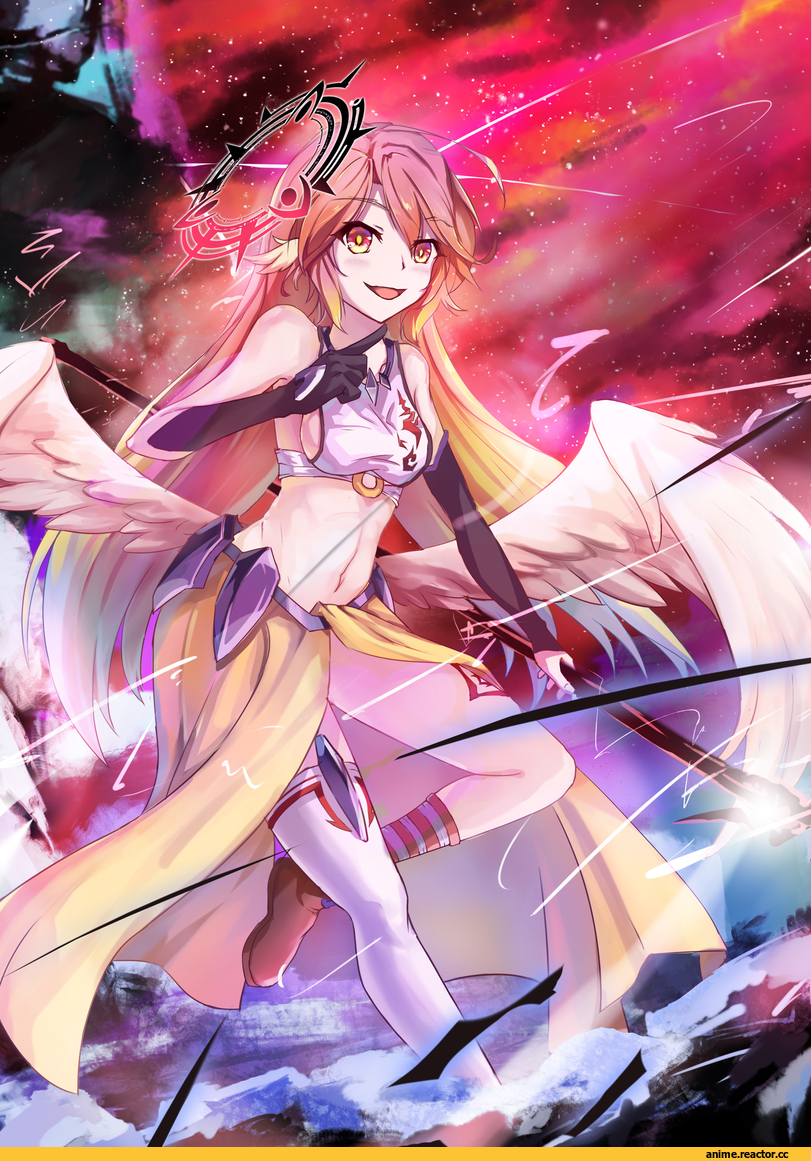 art барышня, art, No Game No Life, автор неизвестен, Jibril, Anime