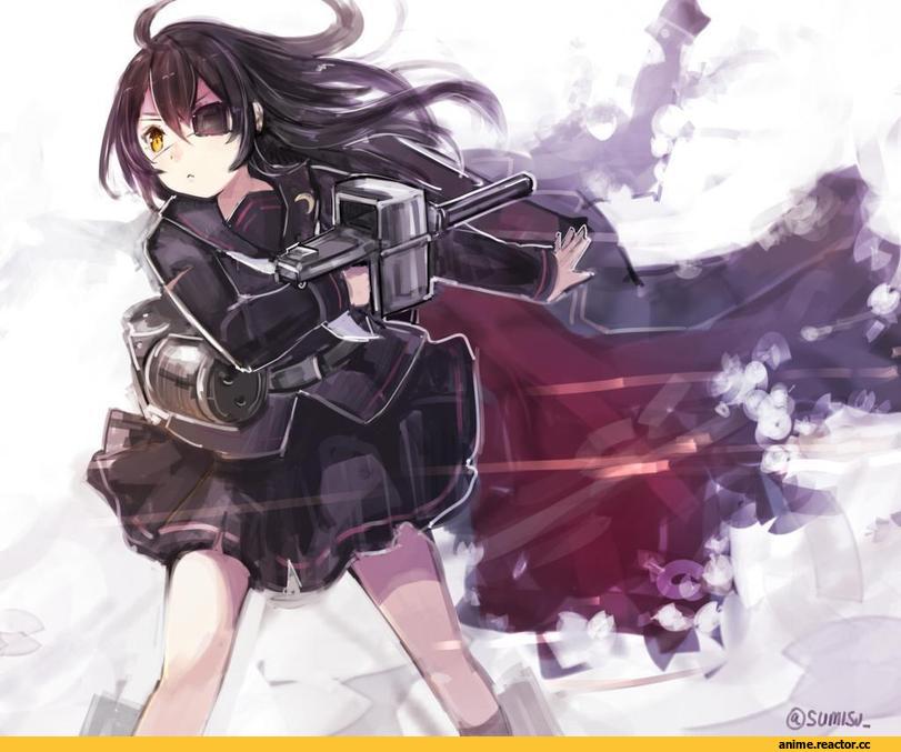 Sumisu (Mondo), Anime Art, Mikazuki (Kantai Collection), Kantai Collection, Anime