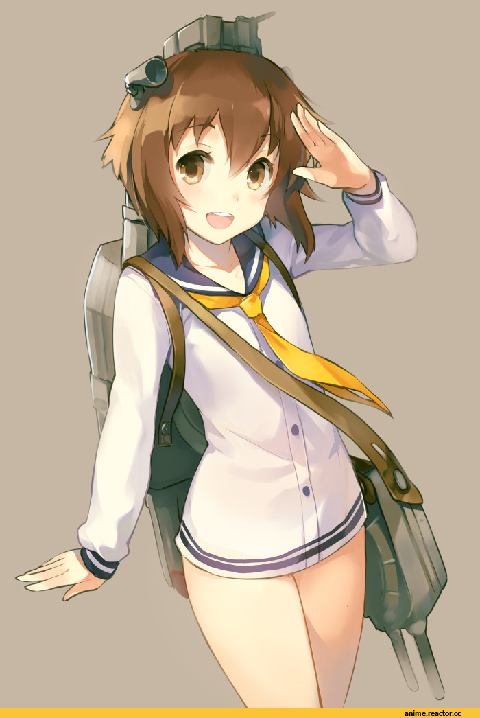 Yukikaze (Kantai Collection), Kantai Collection, tousaki umiko, Аниме арт, Anime