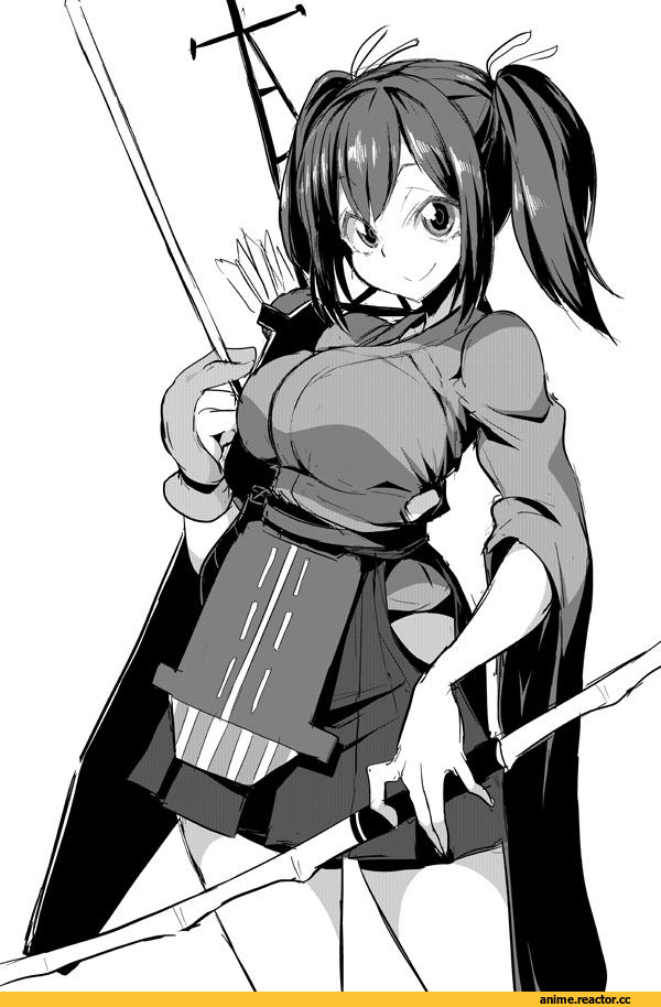 Zuikaku, Kantai Collection, Hiei, Myoukou, Monochrome (Anime), Anime Art, ken (koala), Anime