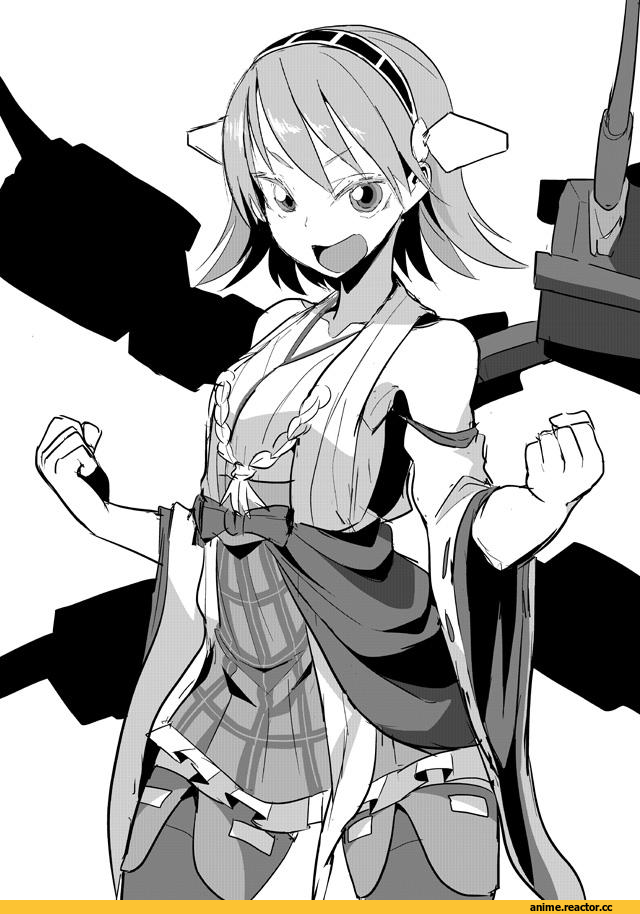 Zuikaku, Kantai Collection, Hiei, Myoukou, Monochrome (Anime), Anime Art, ken (koala), Anime