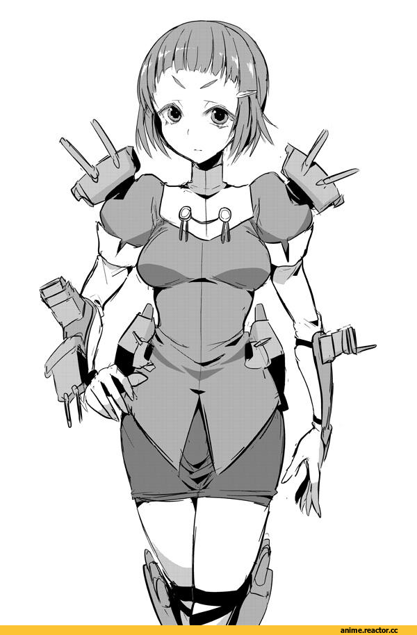 Zuikaku, Kantai Collection, Hiei, Myoukou, Monochrome (Anime), Anime Art, ken (koala), Anime