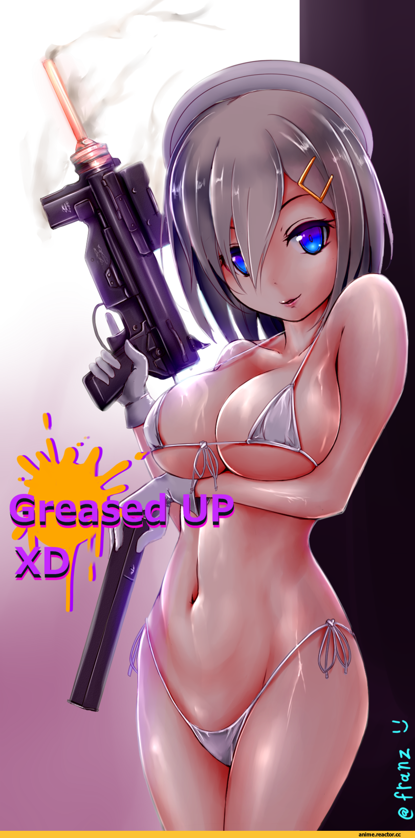 Anime Ero, Hamakaze (Kantai Collection), Kantai Collection, Anime Ero Swim, Опасные Няшки, Anime Няши, franz (217franz), Anime