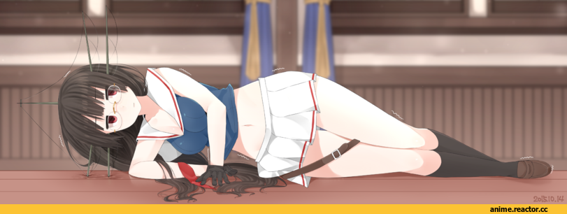 yukichi (sukiyaki39), Choukai (Kantai Collection), Kantai Collection, Megane, Anime