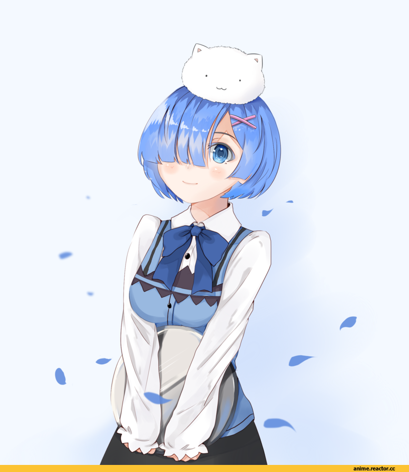 Re Zero Kara Hajimeru Isekai Seikatsu, Rem (re zero), crossover, Gochuumon wa Usagi Desu ka?, Anime