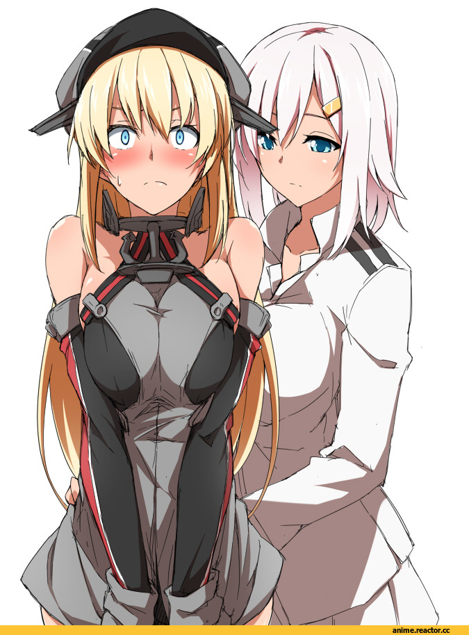 shinsono shiroko, Bismarck (Kantai Collection), Kantai Collection, Female Admiral (Kantai Collection), Anime