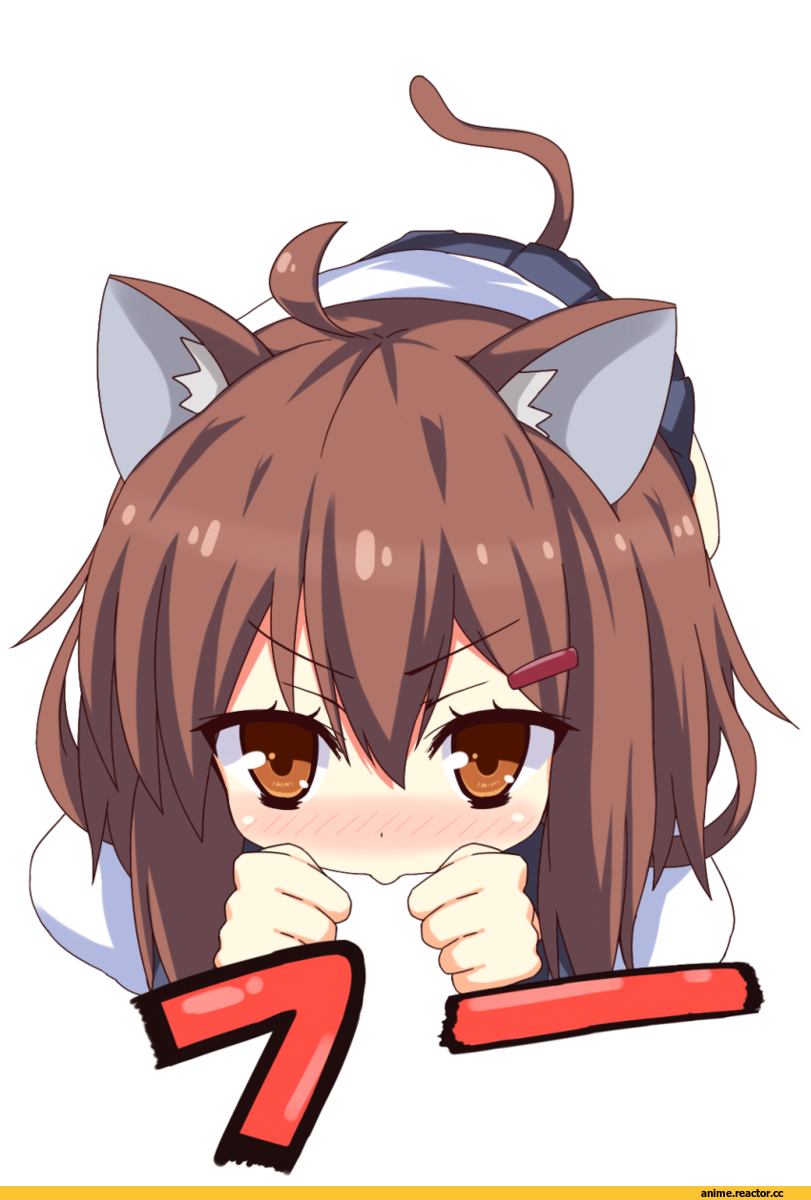 ikazuchi (kantai collection), Kantai Collection, nekomimi, Animal Ears, Anime