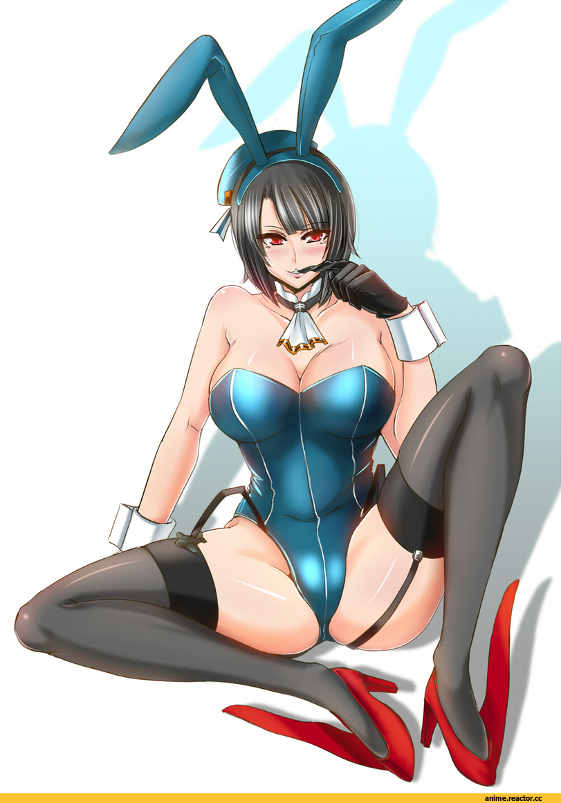 kashiru, Takao (Kantai Collection), Kantai Collection, Usagimimi, Animal Ears, Anime